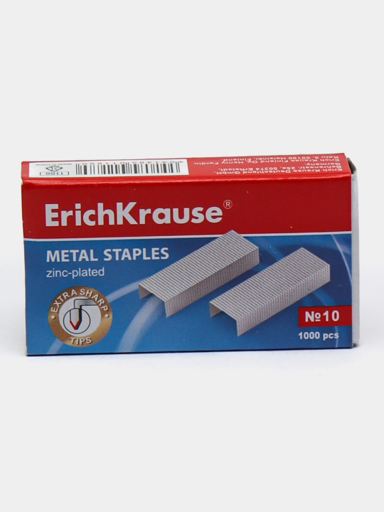 Stepler uchun o'qlar №10 ErichKrause (qutida 1000 dona.) 1188