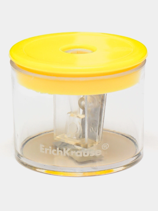 Plastik o'tkirlashtirgich ErichKrause S-Keg, Neon, konteyner bilan, assorti 56036 - 