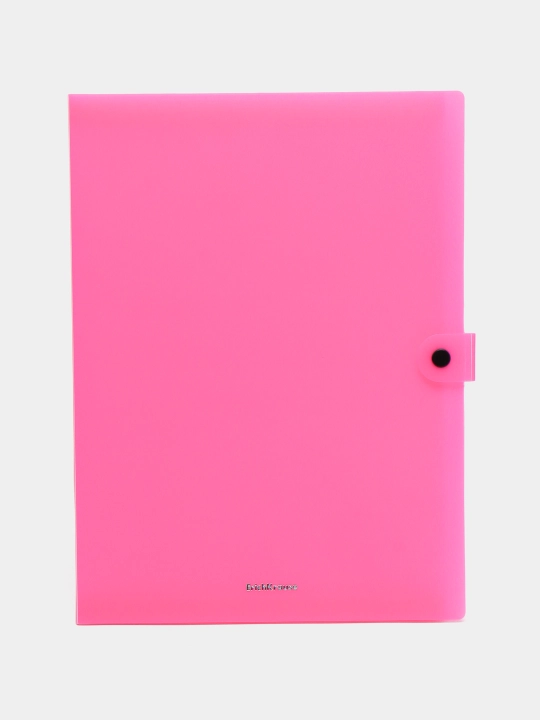 Папка-картотека на кнопке ErichKrause Matt Neon, с 4 отделениями, A4, ассорти 54898