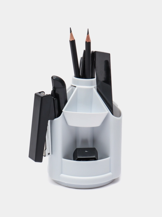 To'plam stol usti aylanuvchi plastikli ErichKrause Mini Desk, Classic, oq 53225