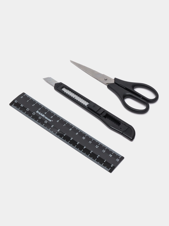 To'plam stol usti aylanadigan plastmassa ErichKrause Mini Desk, Classic, kulrang 12516