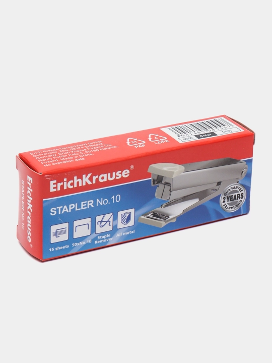 Stepler №10 ErichKrause Ferro Light 15 varaqgacha, assorti (qutida 1 dona.) 4555