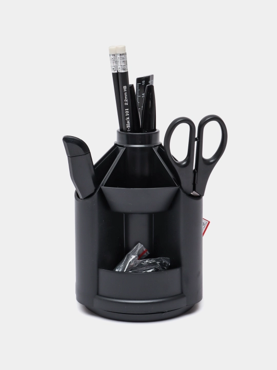 To'plam stol uchun aylanuvchi plastik ErichKrause Mini Desk, Classic, qora 11
