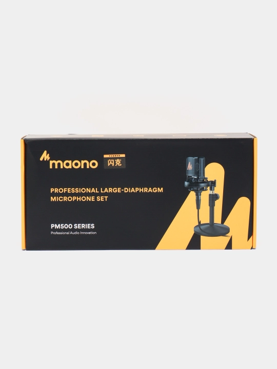 MAONO PM500T первоклассный, конденсаторный микрофон, с большой диафрагмой