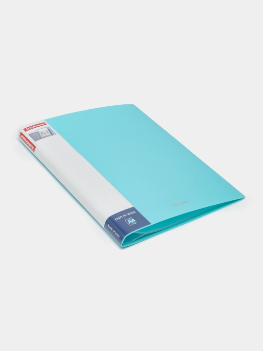 Papka faylli plastikli ErichKrause Diagonal Pastel, 20 ta cho'ntakli, A4, assorti 49940