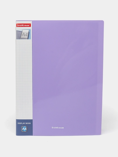 Папка файловая пластиковая ErichKrause Diagonal Pastel, c 20 карманами, A4, ассорти 49940 - 
