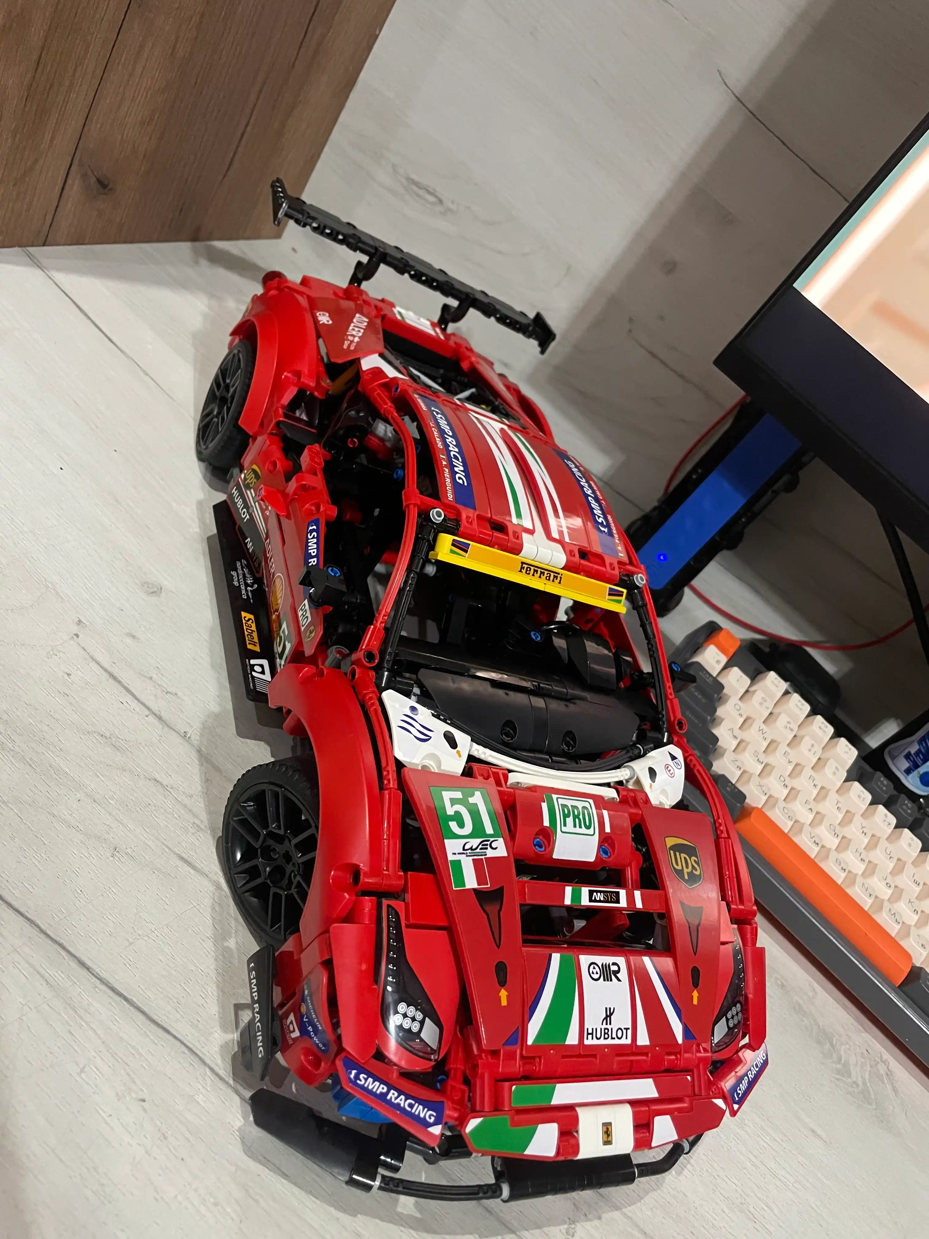Конструктор Technic Ferrari, Bugatti, Porsche, BMW, спортивная машина, спорткар, мотоцикл