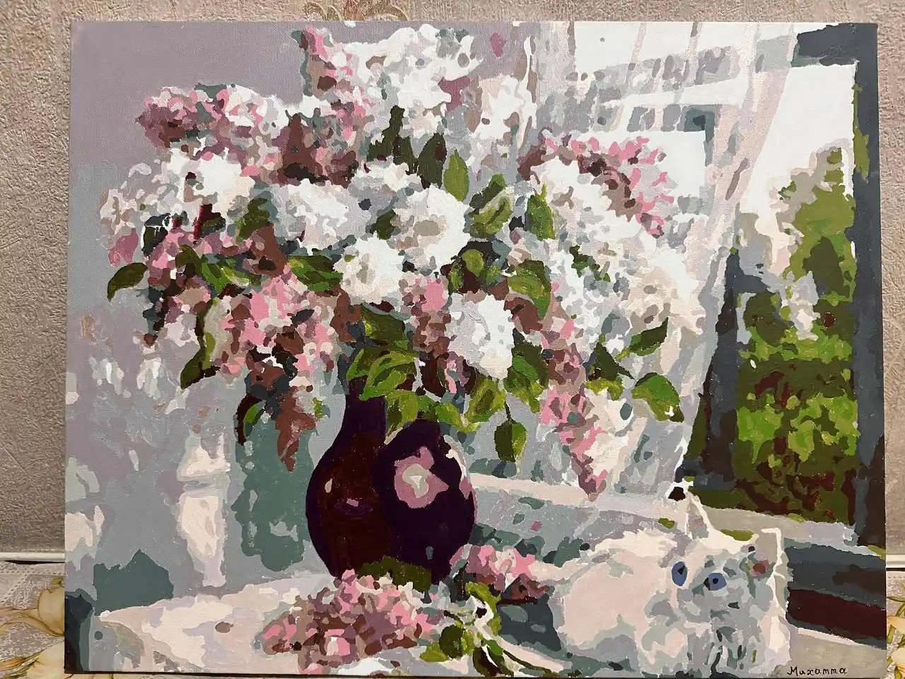 Картина, рисование по номерам ARTERY "Цветы", раскраска на холсте, 40 * 50 см