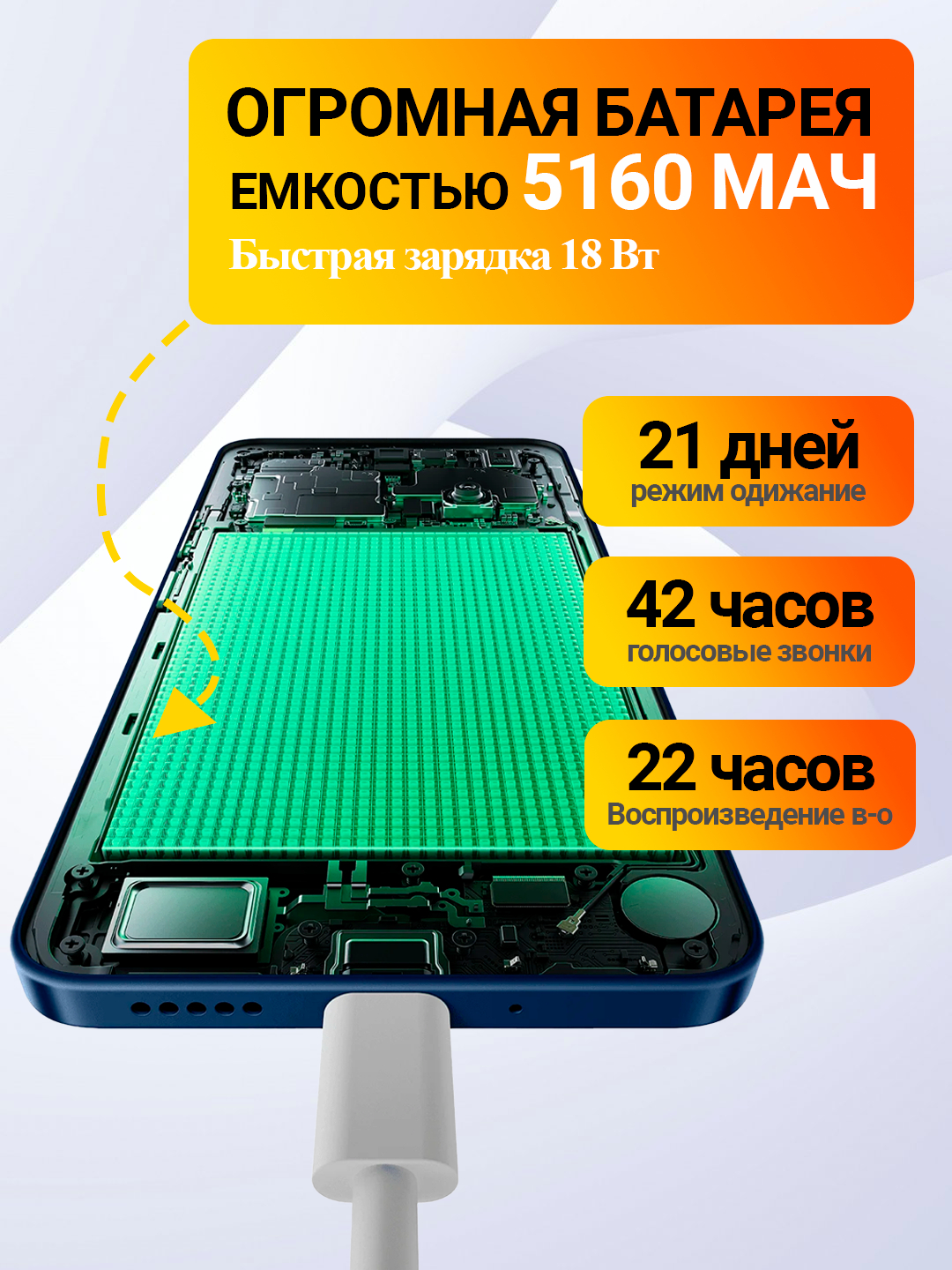 Смартфон Xiaomi Redmi 14C 8GB + 256GB 120 Гц IPS, 5160 мА/ч, NFC, 2 ...