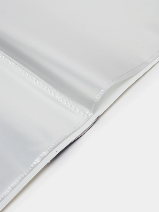 Papka fayl uchun plastikli ErichKrause Diamond Total White, 20 ta cho'ntakli, A4, oq 55150