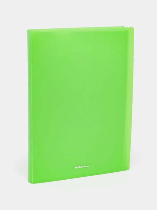 Papka fayl uchun plastikli ErichKrause Matt Neon, 40 ta cho'ntakli, A4, assorti 49931