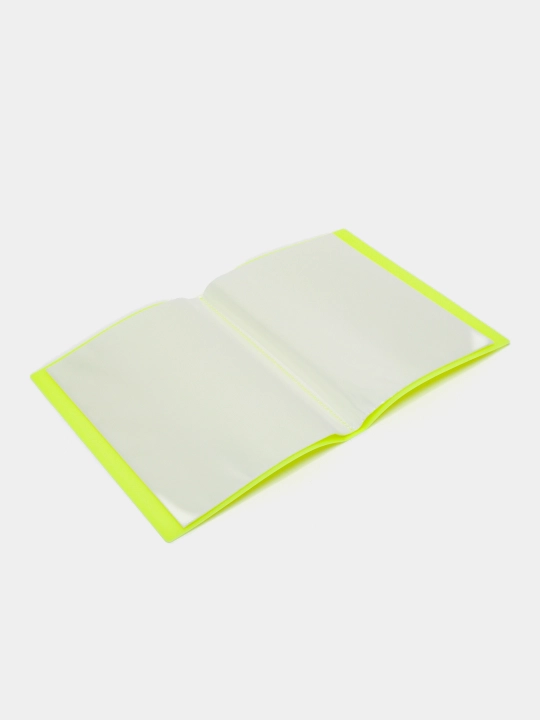 Papka fayl uchun plastikli ErichKrause Matt Neon, 40 ta cho'ntakli, A4, assorti 49931