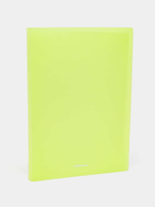 Papka fayl uchun plastikli ErichKrause Matt Neon, 40 ta cho'ntakli, A4, assorti 49931