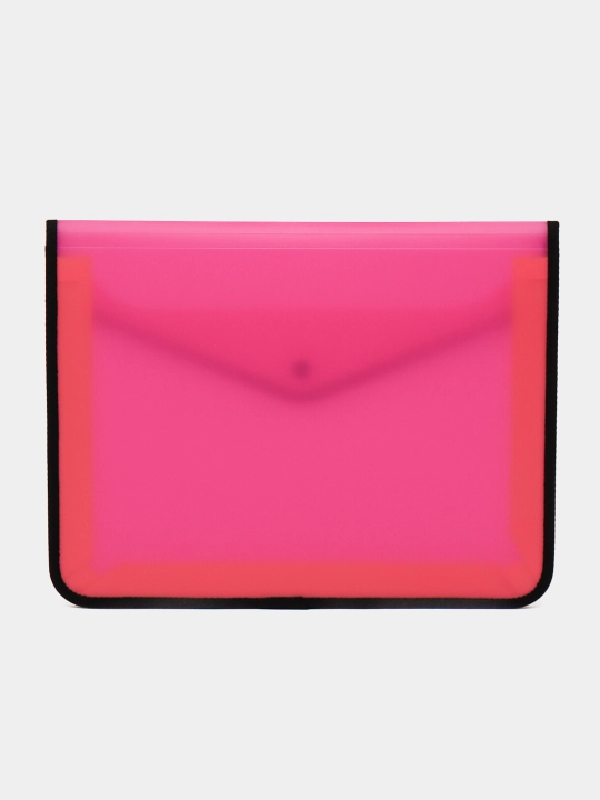 Papka-konvert tugmada ErichKrause Matt Neon, qoplamali, tekstil qo'shimchali, A4 55418