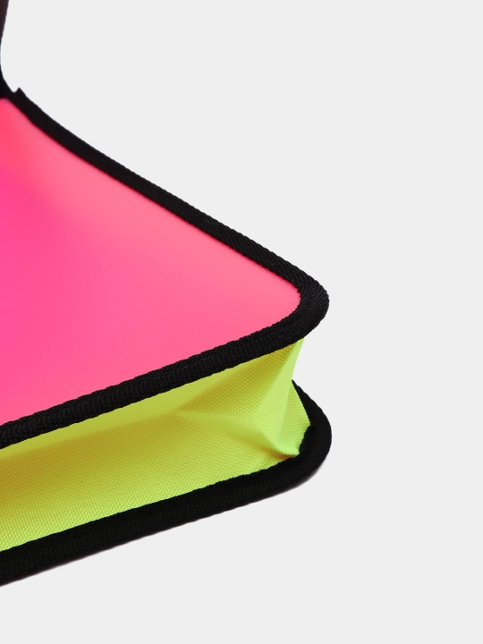 Papka-konvert tugmada ErichKrause Matt Neon, qoplamali, tekstil qo'shimchali, A4 55418