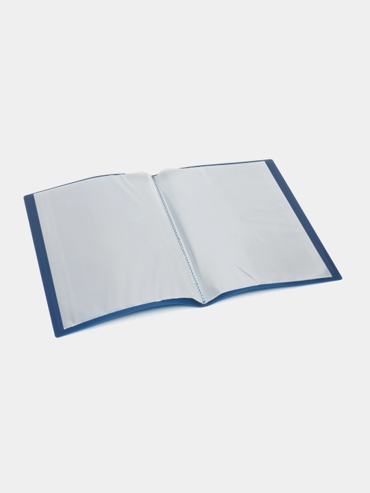 Papka faylli plastik ErichKrause Matt Classic, 10 ta cho'ntakli, A4, ko'k 43061