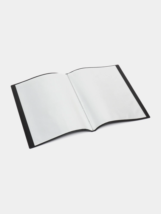 Papka faylli plastik ErichKrause Matt Classic, 30 ta cho'ntakli, A4, qora 43077