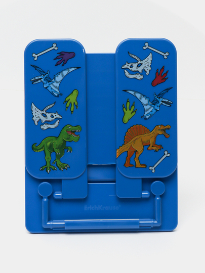 Kitoblar uchun ushlagich plastik ErichKrause Dino Planet, ko'k 58072 - 