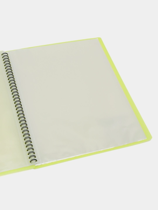 Papka faylli plastikli ErichKrause Matt Neon, 20 ta cho'ntakli, A4, assorti 49953