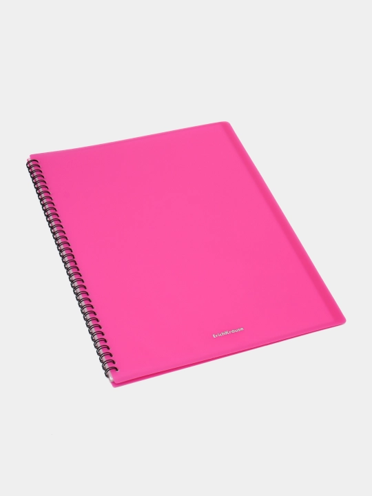 Papka faylli plastikli ErichKrause Matt Neon, 20 ta cho'ntakli, A4, assorti 49953