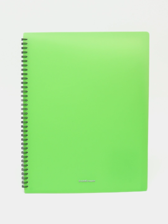 Papka faylli plastikli ErichKrause Matt Neon, 20 ta cho'ntakli, A4, assorti 49953