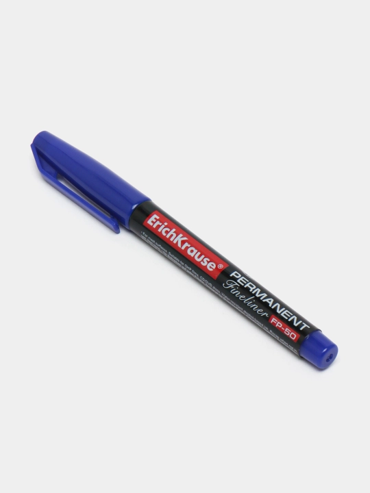 Permanent liner ErichKrause FP-50, siyoh rangi ko'k (qutida 12 dona.) 37069