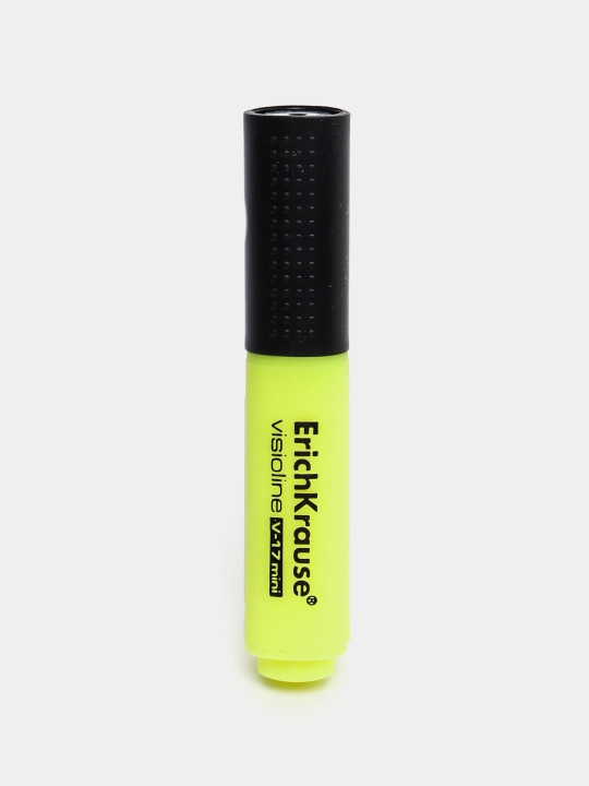 Matn marker ErichKrause Visioline V-17 Mini Neon, siyoh rangi sariq 56695 - 
