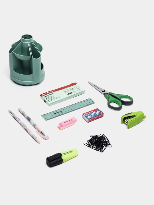 To'plam stol usti aylanadigan ErichKrause Mini Desk, Powder, 4 xil rang assorti 55635