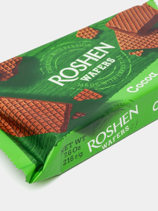 Вафли Roshen Cocoa Wafers какао, 216 г