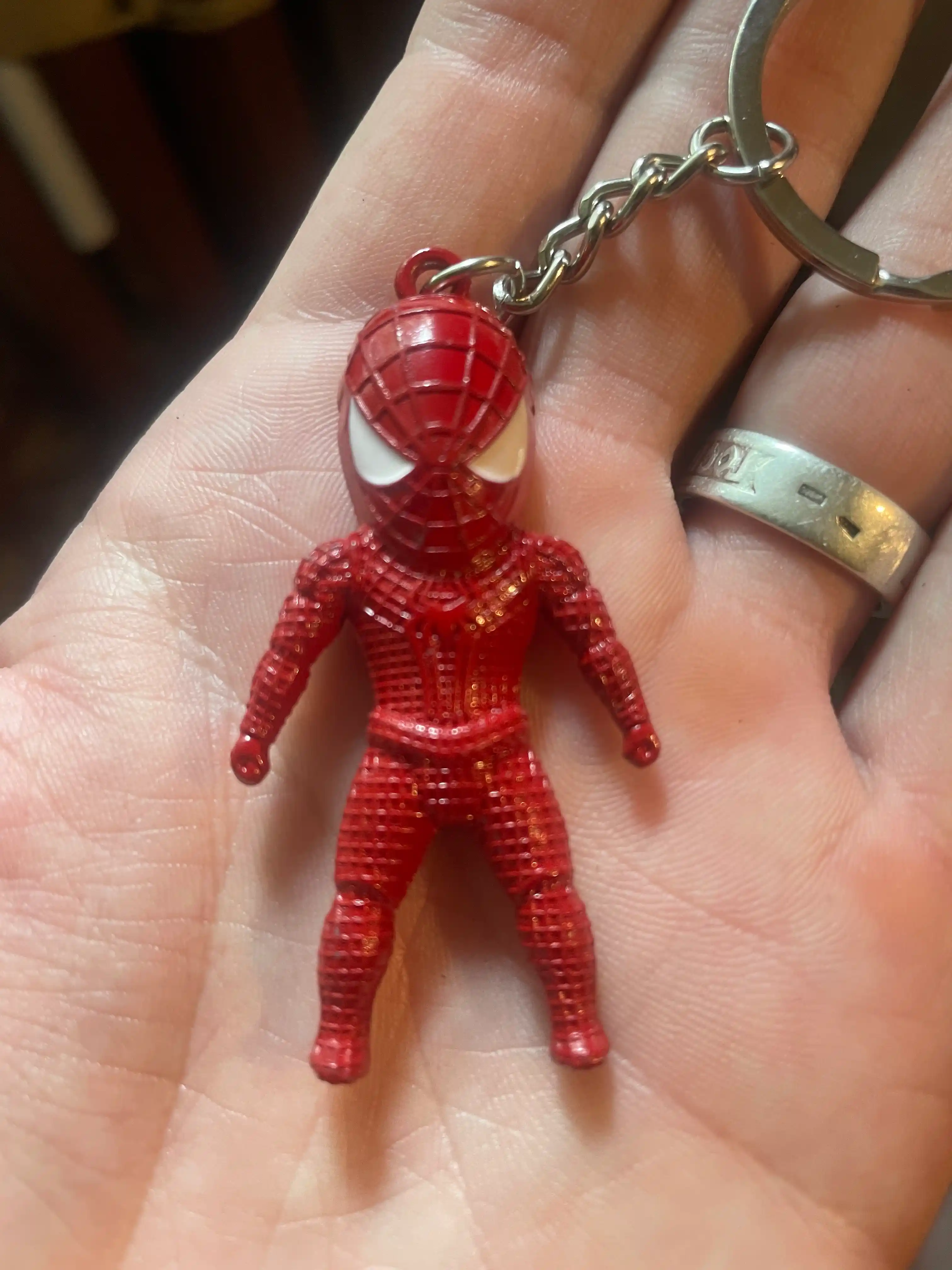 Kalit ilgichlar metall Marvel "O'rgimchak odam"