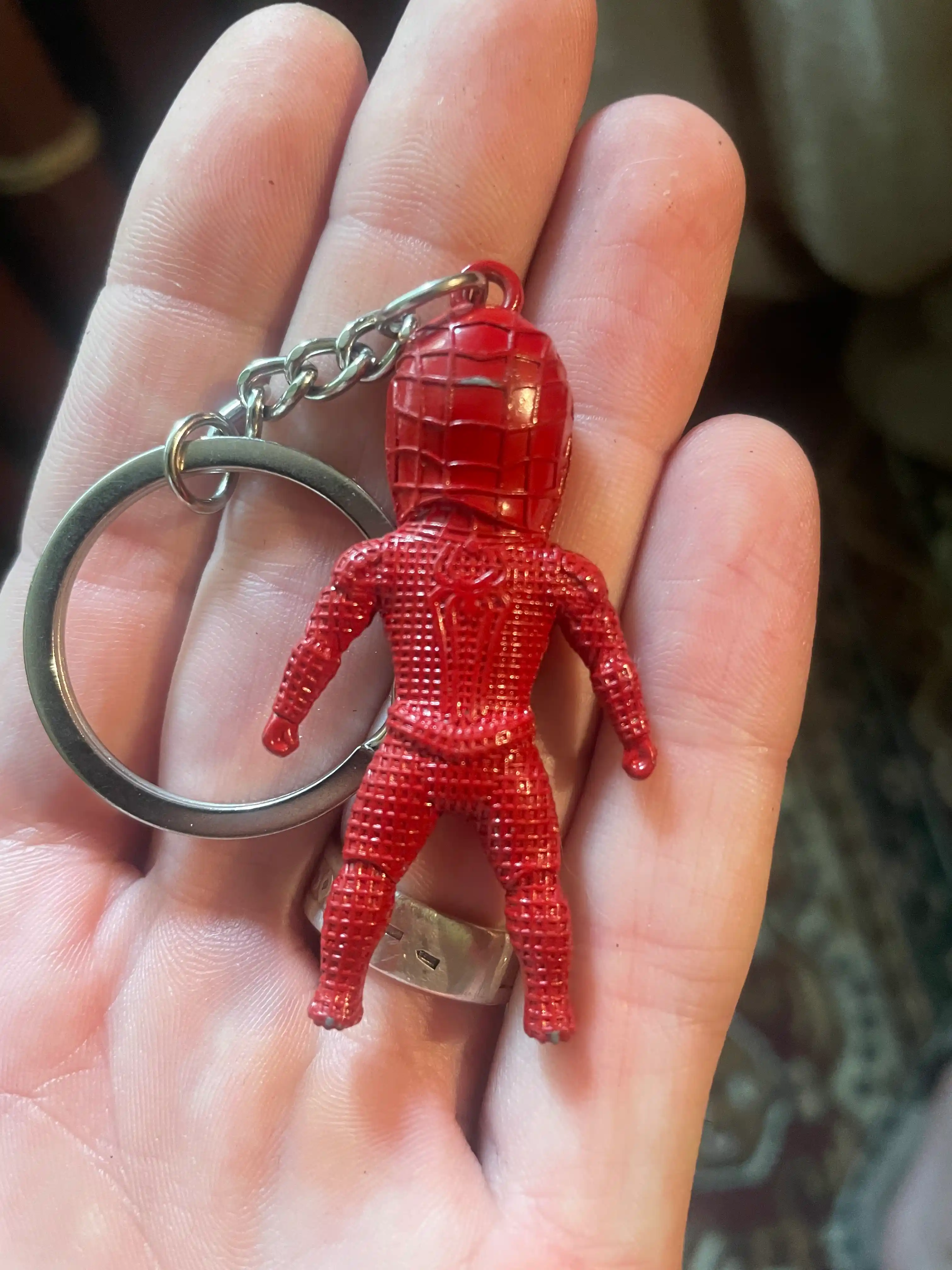 Kalit ilgichlar metall Marvel "O'rgimchak odam"