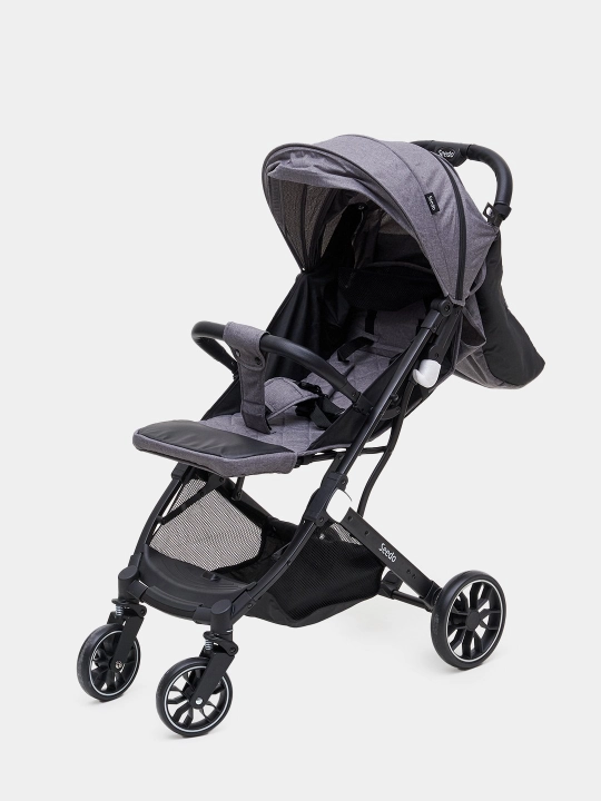 Коляска Seedo Stroller S8, с нижней корзиной и теплосберегающим чехлом