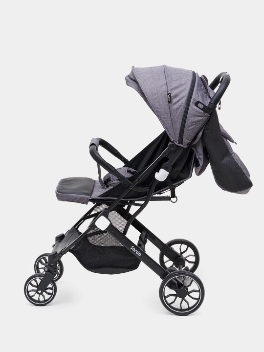 Коляска Seedo Stroller S8, с нижней корзиной и теплосберегающим чехлом