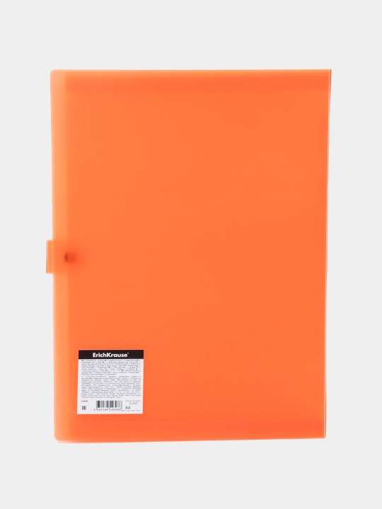 Папка-картотека на кнопке ErichKrause Matt Neon, с 4 отделениями, A4, ассорти 54898