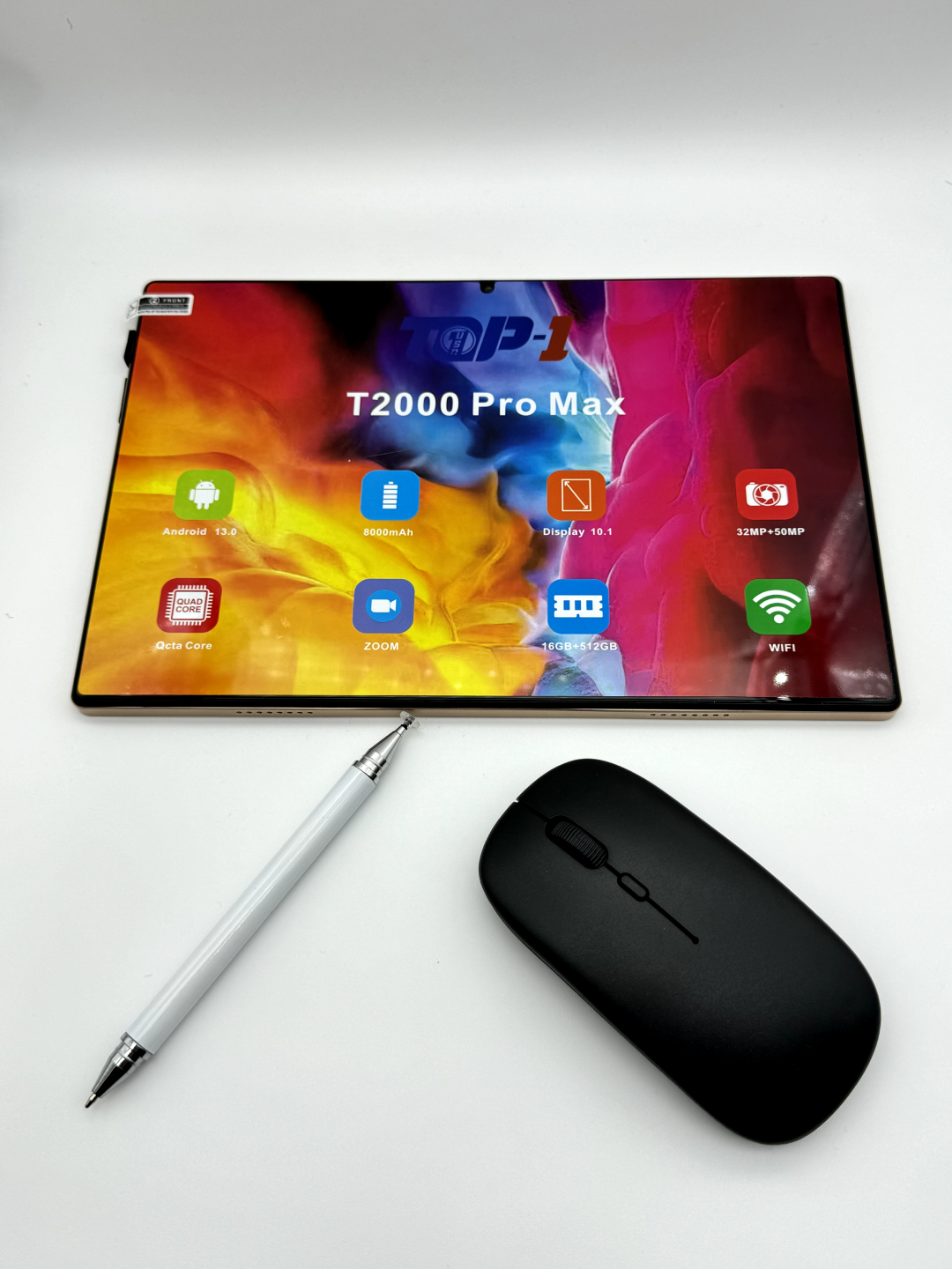 Планшет с SIM-картой, Android, с клавиатурой и мышкой, T2000 Pro Max 2/ ...