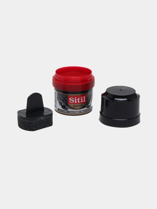 Oyoq kiyimlari uchun krem bo'yoq, qora, 30 ml - 