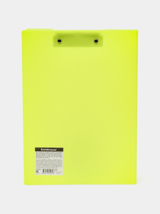 Papka-planshet plastik ErichKrause Matt Neon, A4, assorti (paketda 4 dona.) 50140