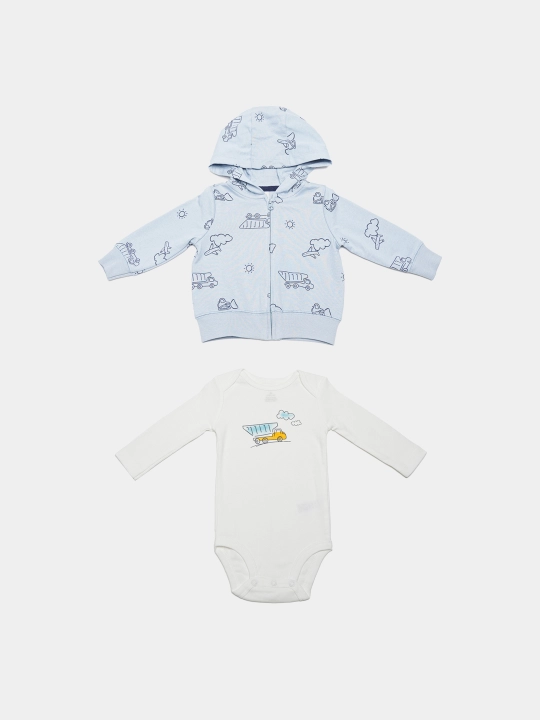 Боди Carter's для младенцев, комплект из 3 шт, 100% ХБ, 3-24 месяца, весна-лето-осень - 