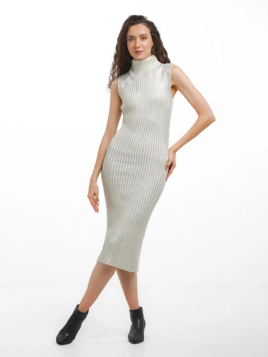 Hot fashion металлический платье - 
