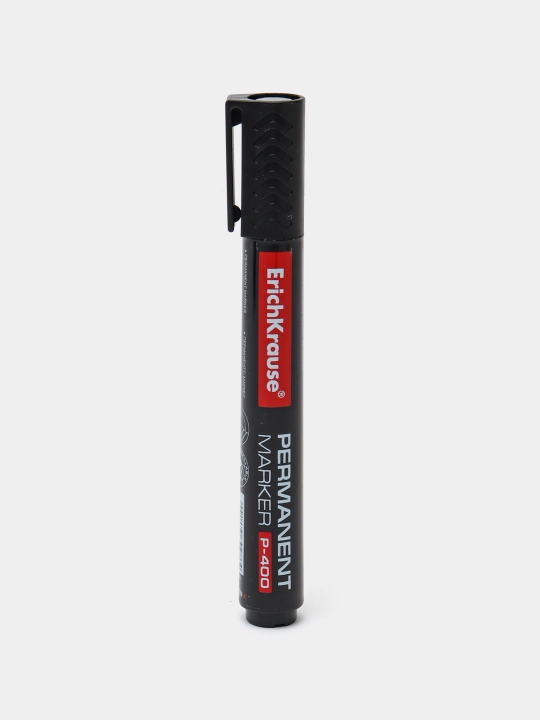 Doimiy marker ErichKrause P-400, siyoh rangi qora (qutida 12 dona.) 30986 - 