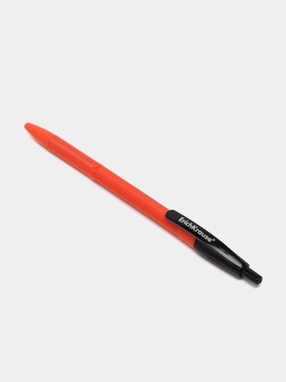 Ручка шариковая автоматическая ErichKrause R-301 Matic Orange 0.7, цвет черный 38513 — ERKR-P12C463