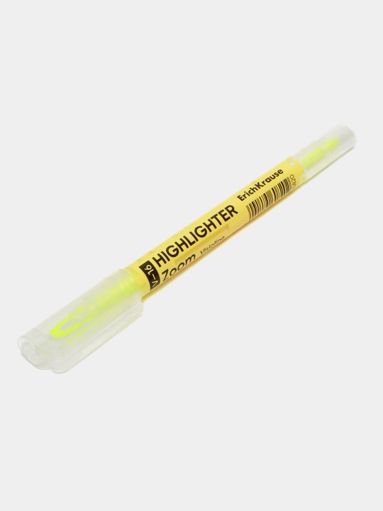 Ikki tomonlama matn markeri ErichKrause Visioline V-16 Zoom Neon, siyoh rangi sariq 60820