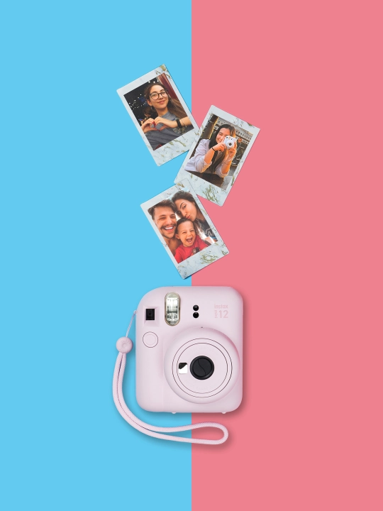 Bir zumda chop etish fotoapparati Fujifilm Instax Mini 12, 5 xil rang