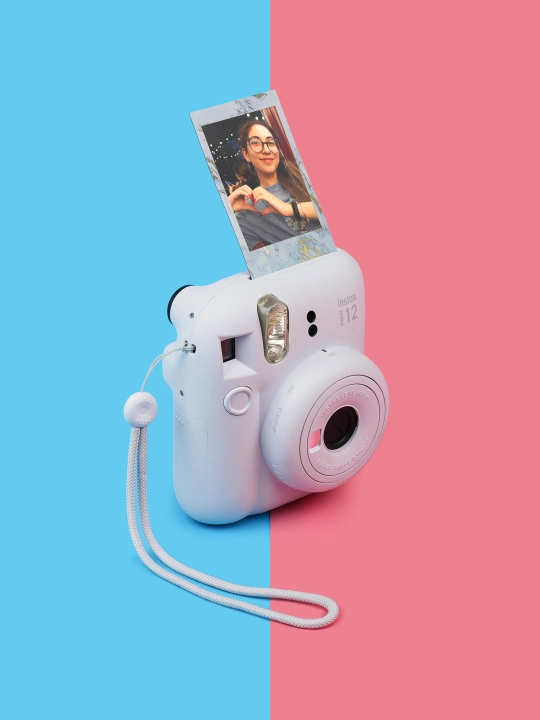 Bir zumda chop etish fotoapparati Fujifilm Instax Mini 12, 5 xil rang