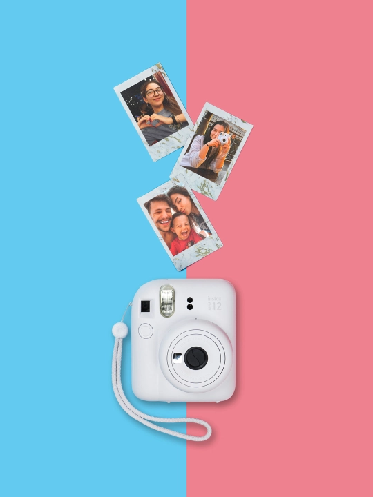 Bir zumda chop etish fotoapparati Fujifilm Instax Mini 12, 5 xil rang