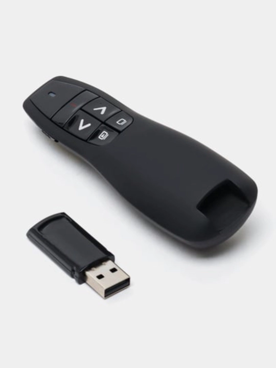 Simsiz taqdimotchi, ergonomik dizaynga ega taqdimot ko'rsatkichi