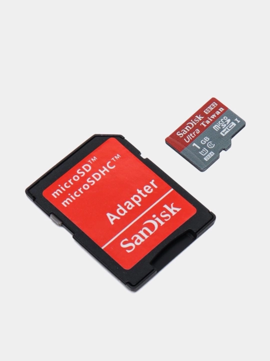 Fleshka,SanDisk Ultra MicroSD Xotira karta UHS-I (adapter bilan): 1|2|4|8|16|32|64|128 GB