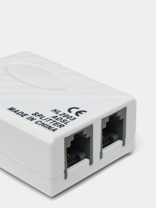 Uy telefoni va ADSL-modem uchun adapter, telefon qutisi