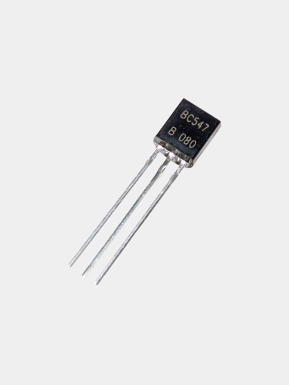 Транзистор BC547B NPN 45V 0.1A 0.63W, TO-92, 5, 10, 30, 100 шт — ROBODO-BC547-TRI10