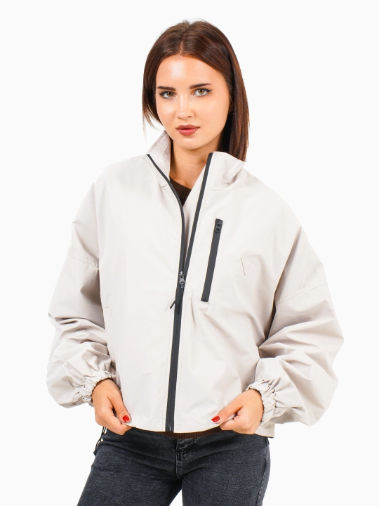 Ayollar vetrovkasi, demi-mavsumli kurtka, yomg'irga, oversize, Xitoy, 46-54